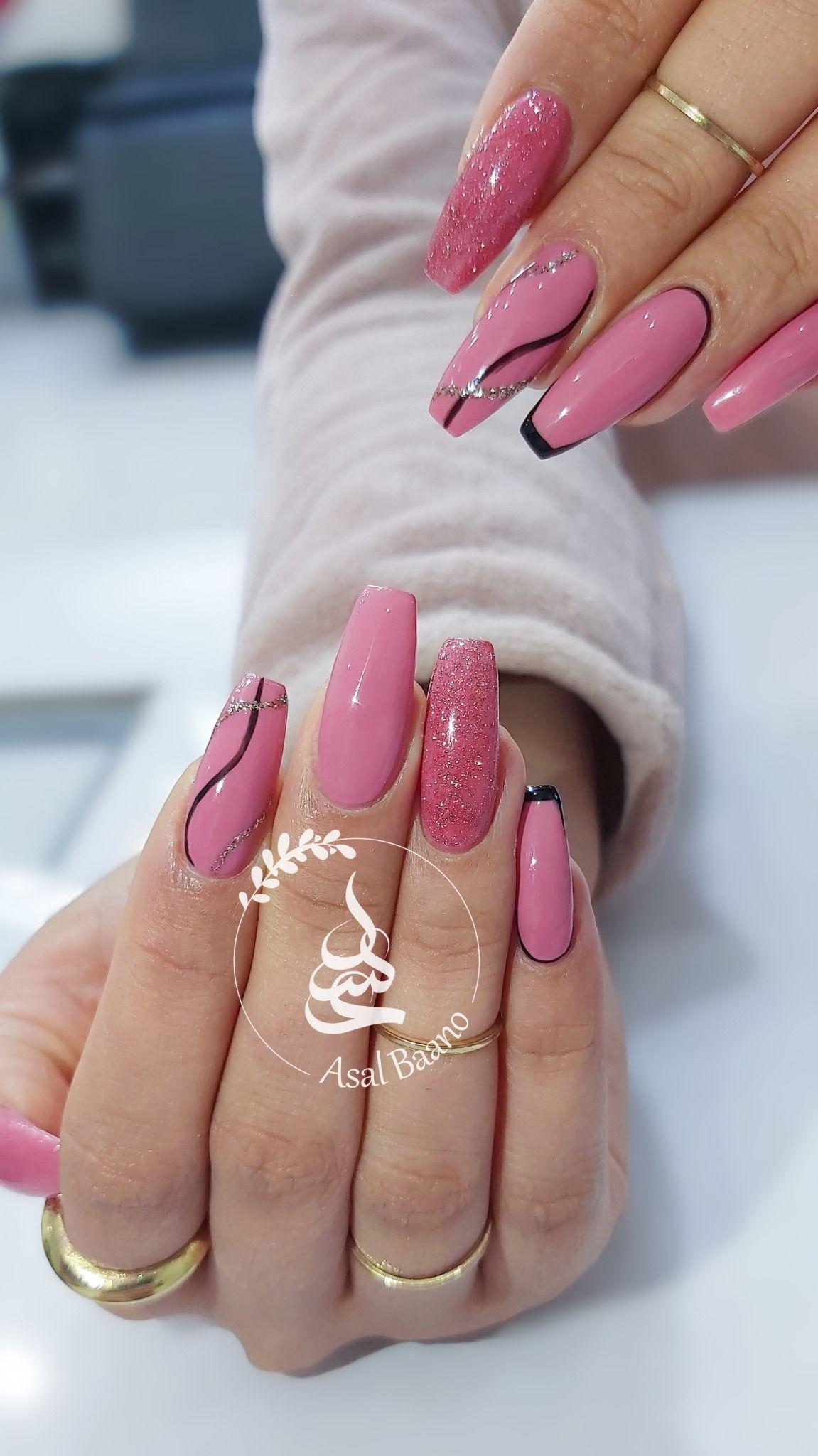 ناخن کاری عسل بانو