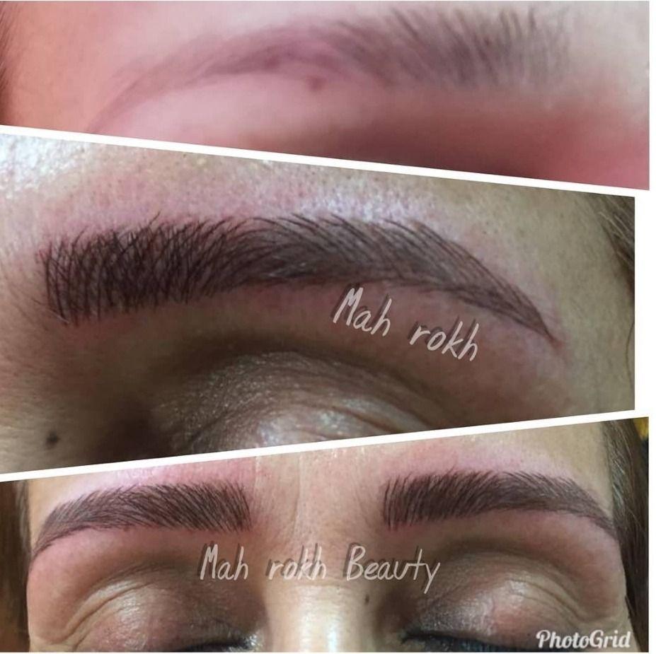 مدل اکستنشن مژه و فیبروز ابرو  انواع تتو