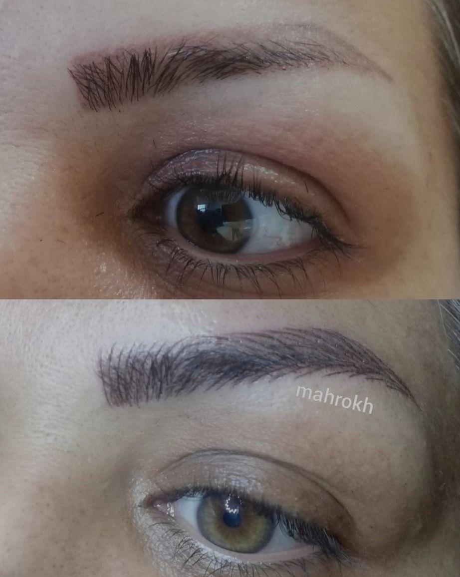 مدل اکستنشن مژه و فیبروز ابرو  انواع تتو