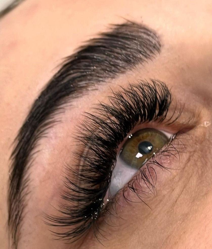 مدل اکستنشن مژه و فیبروز ابرو  انواع تتو