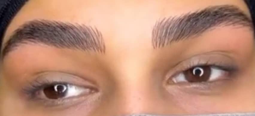 تاتو دائمی صورت آرام